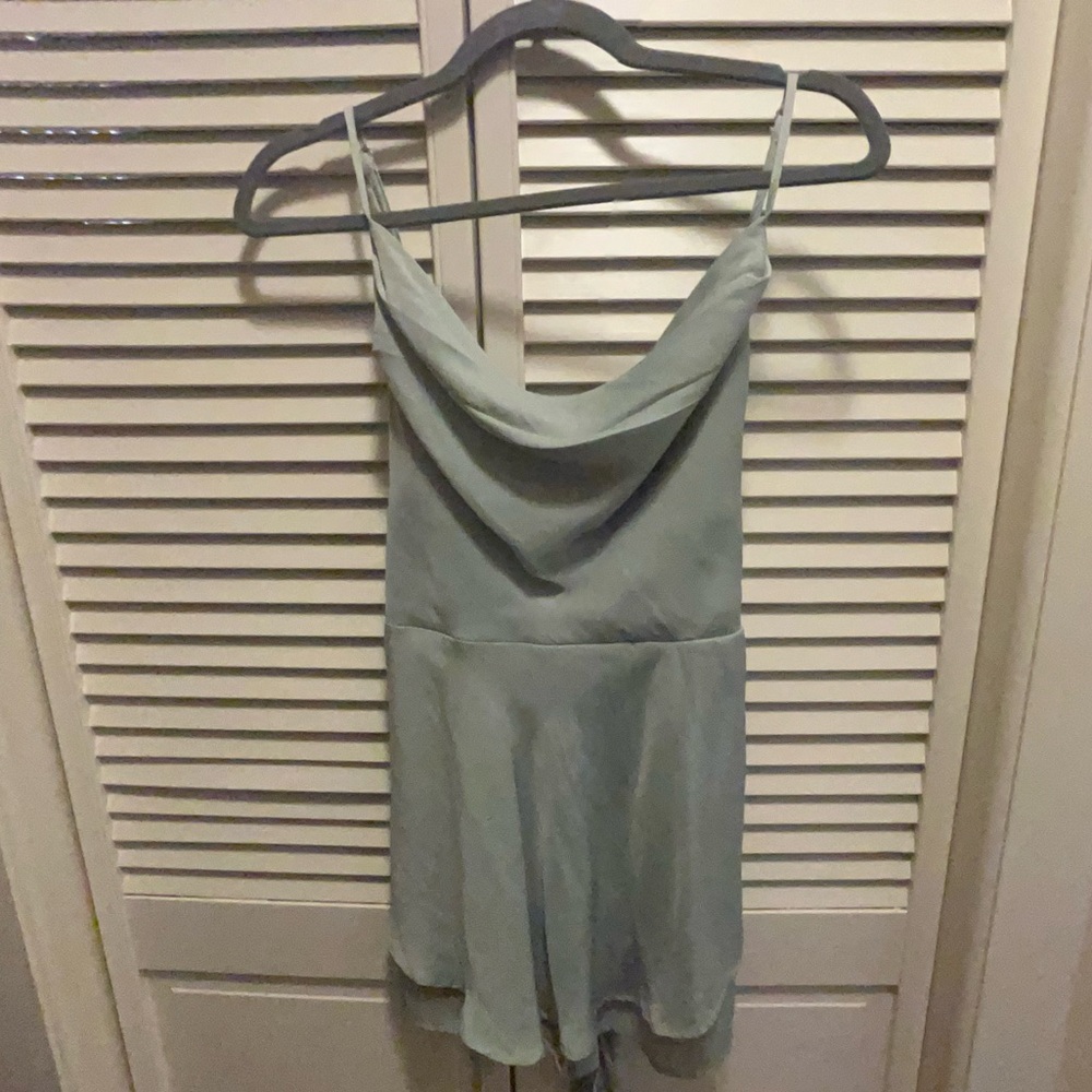 Altar'd State Sage Green Cowl Neck Mini, Size Medium, NWT